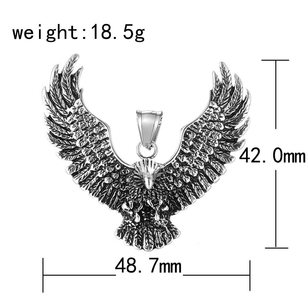 Directly From The Manufacturer Titanium Steel Eagle Pendant