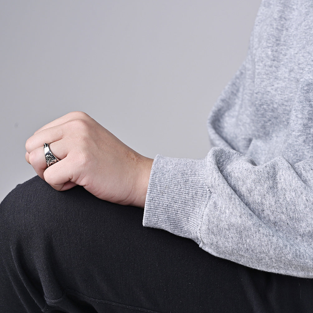 Self-Defense Rhino Head Multi-Functional Bottle Opener Ring