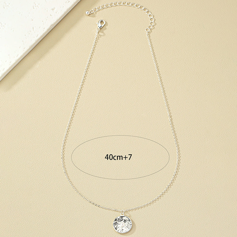 Glamorous Starfish Pearl Pendant Necklace - Elegant Women's Jewelry Piece