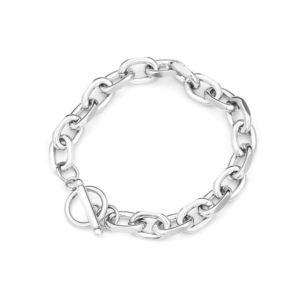 Punk Trendy Stainless Steel Men's Bracelet