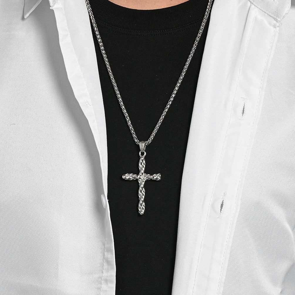 Stainless Steel Cross Necklace