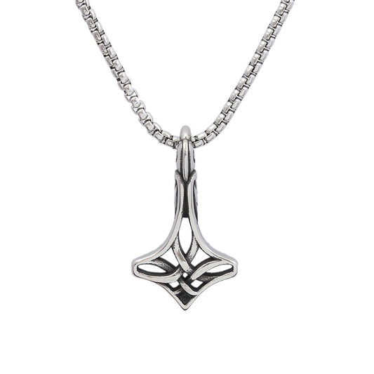 New Stainless Steel Hammer Pendant Viking Necklace Wholesale