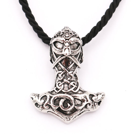 Viking Odin Metal Necklace - Nordic Heritage Collection