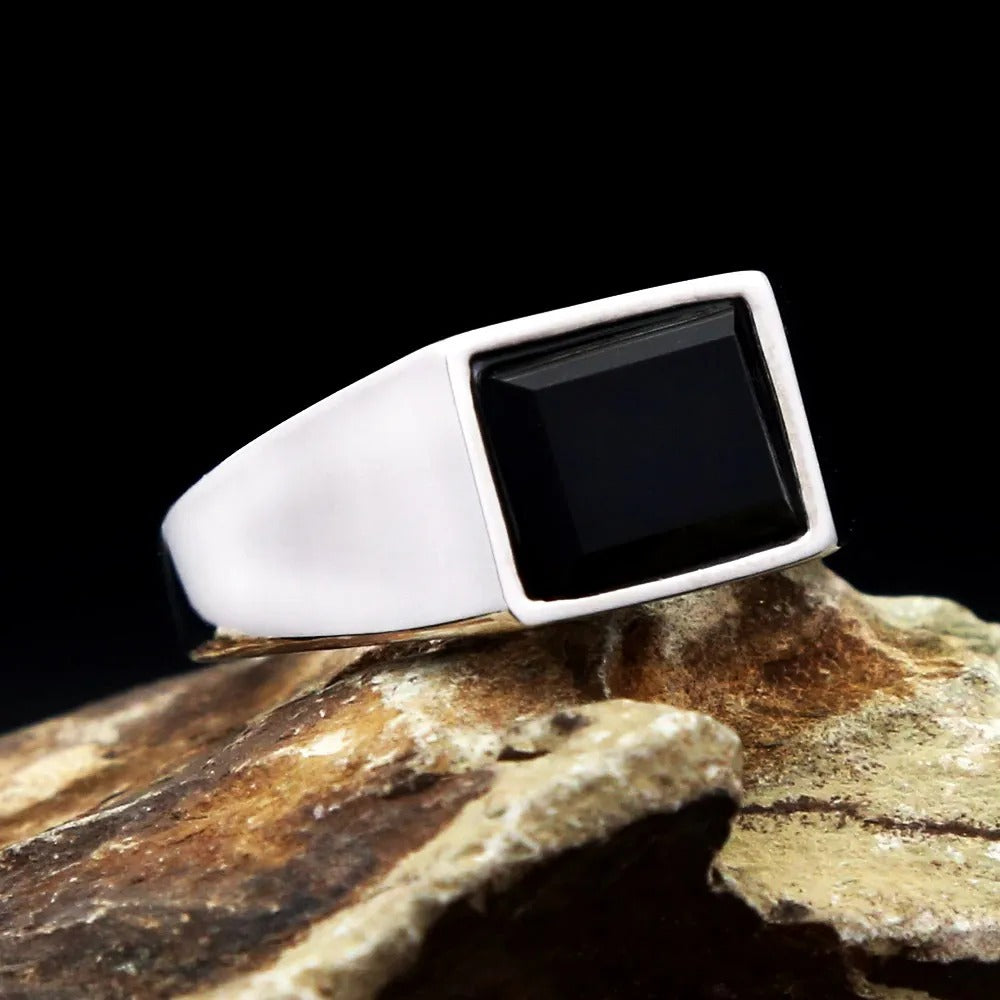 Minimalist Viking Stainless Steel Men's Ring