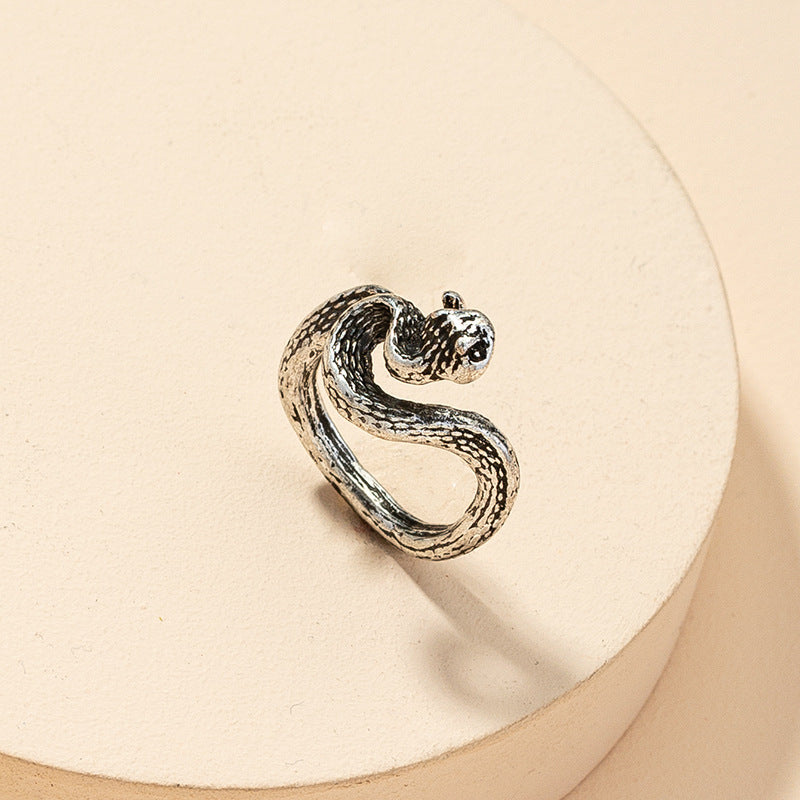 Snake Charm Ring - Vintage Style Jewelry Wholesale for Women