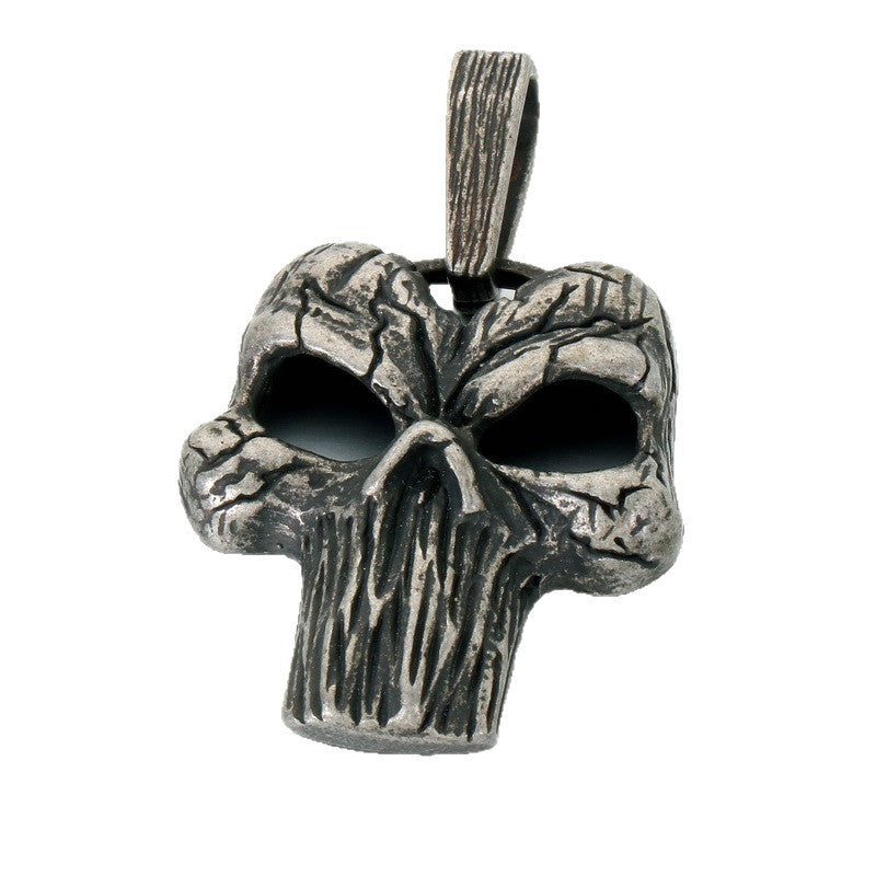 Film And Television Star Wars Mandalorian Dark Demon Horns Skull Cross Mangstar Stainless Necklace