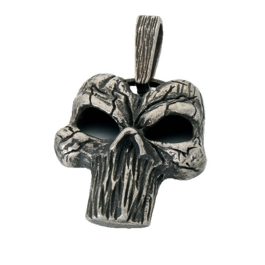 Film And Television Star Wars Mandalorian Dark Demon Horns Skull Cross Mangstar Stainless Necklace