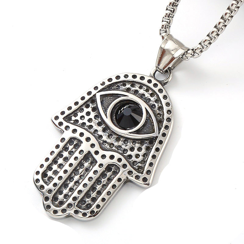 Minimalist Viking Stainless Steel Men's Pendant Necklace
