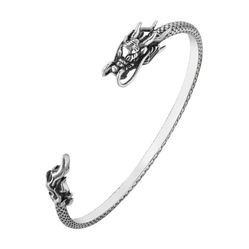 Retro Dragon Titanium Steel Bracelet Unisex For Men And Women Durable Statement Planderful
