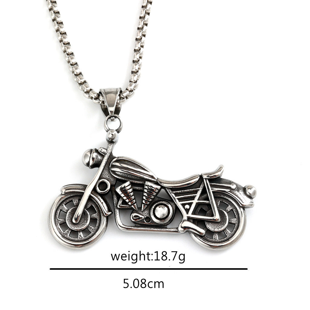 Punk Retro Stainless Steel Men's Pendant Necklace