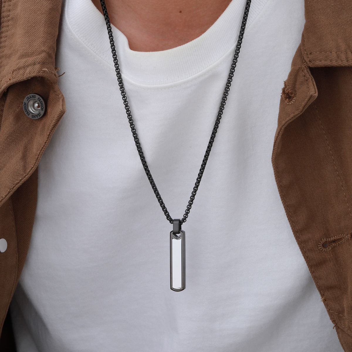 Black Stainless Steel Necklace