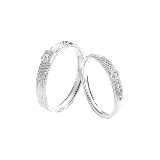 Minimalist Brushed S925 Sterling Silver Men's Ring