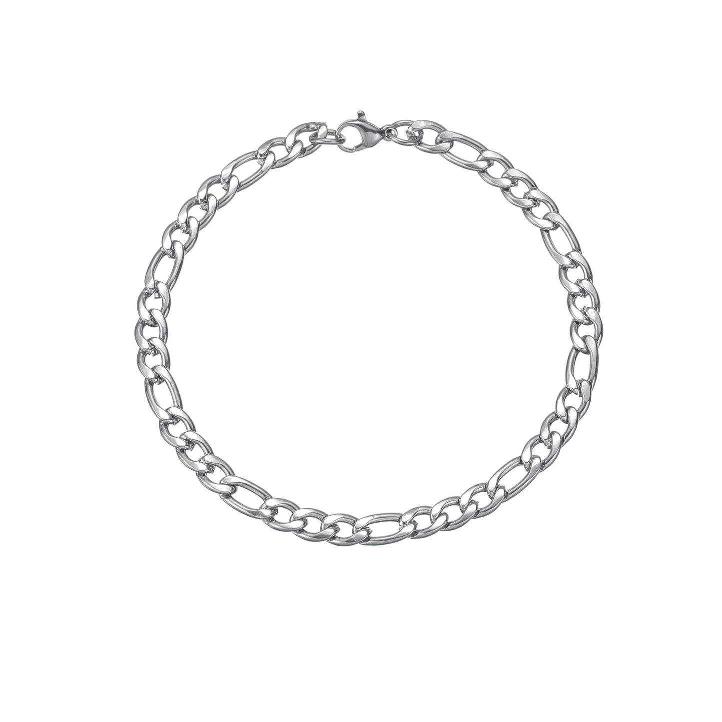 Planderful Everyday Genie Titanium Steel Cuban Chain Bracelet for Men Unisex Protection