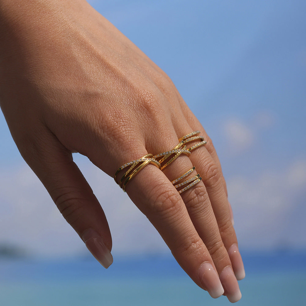 Planderful Everyday Genie Adjustable Zircon Ring Women