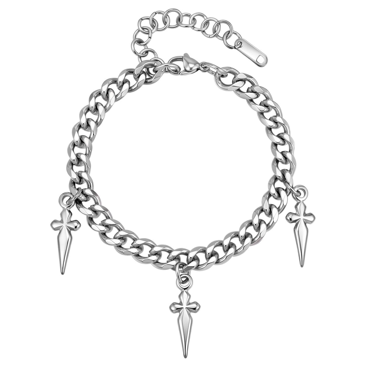 Cross Stainless Steel Bracelet
