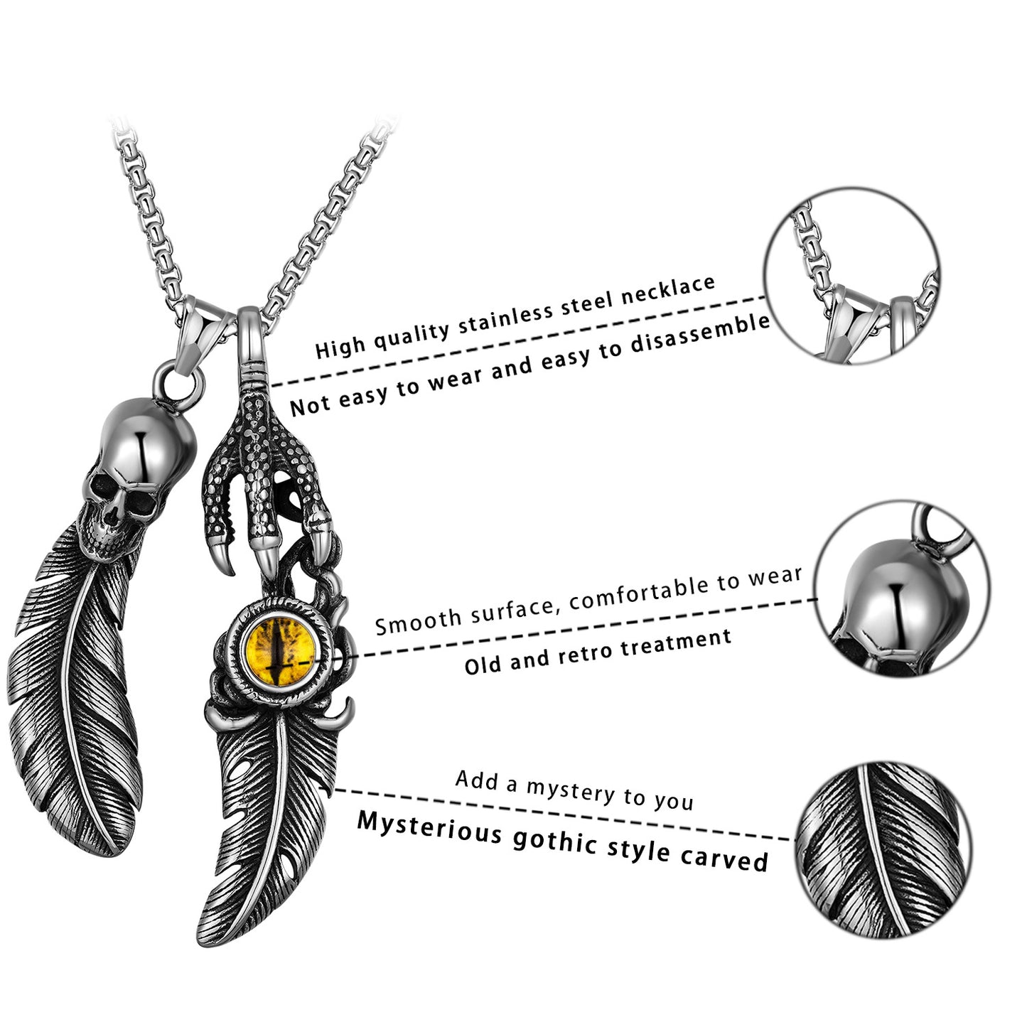 Steel Necklace – Vintage Hip Hop