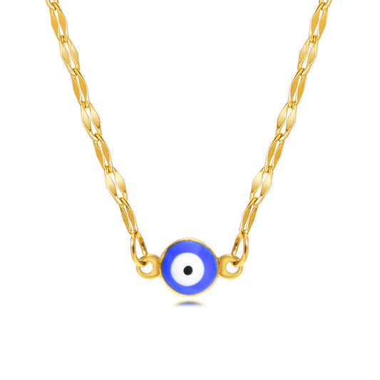 Cross-Border Jewelry Wholesale Stainless Steel Devil's Eye Necklace