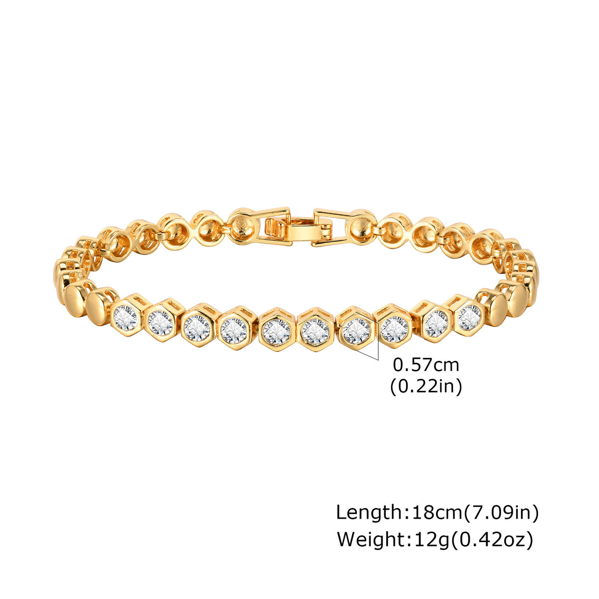Zircon Stainless Steel Bracelet