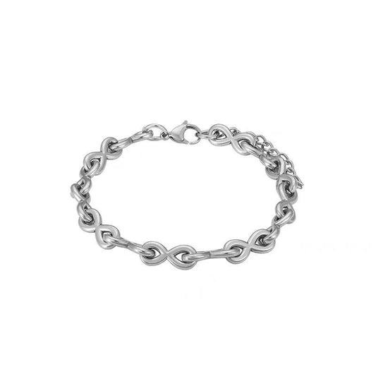 Planderful Jewelry Everyday Genie Stainless Steel Bracelet For Men And Women Unisex Modern Design