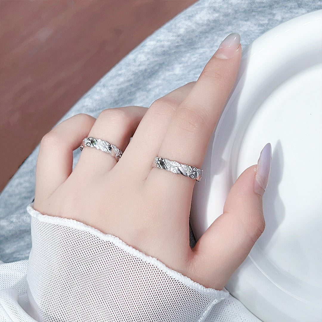 Closed Mouth S925 Sterling Silver Ring
