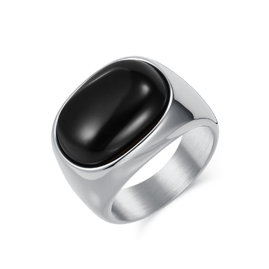 Planderful Tiger Eye Ring Titanium Steel For Men High End Masculine Jewelry Everyday Genie Collection