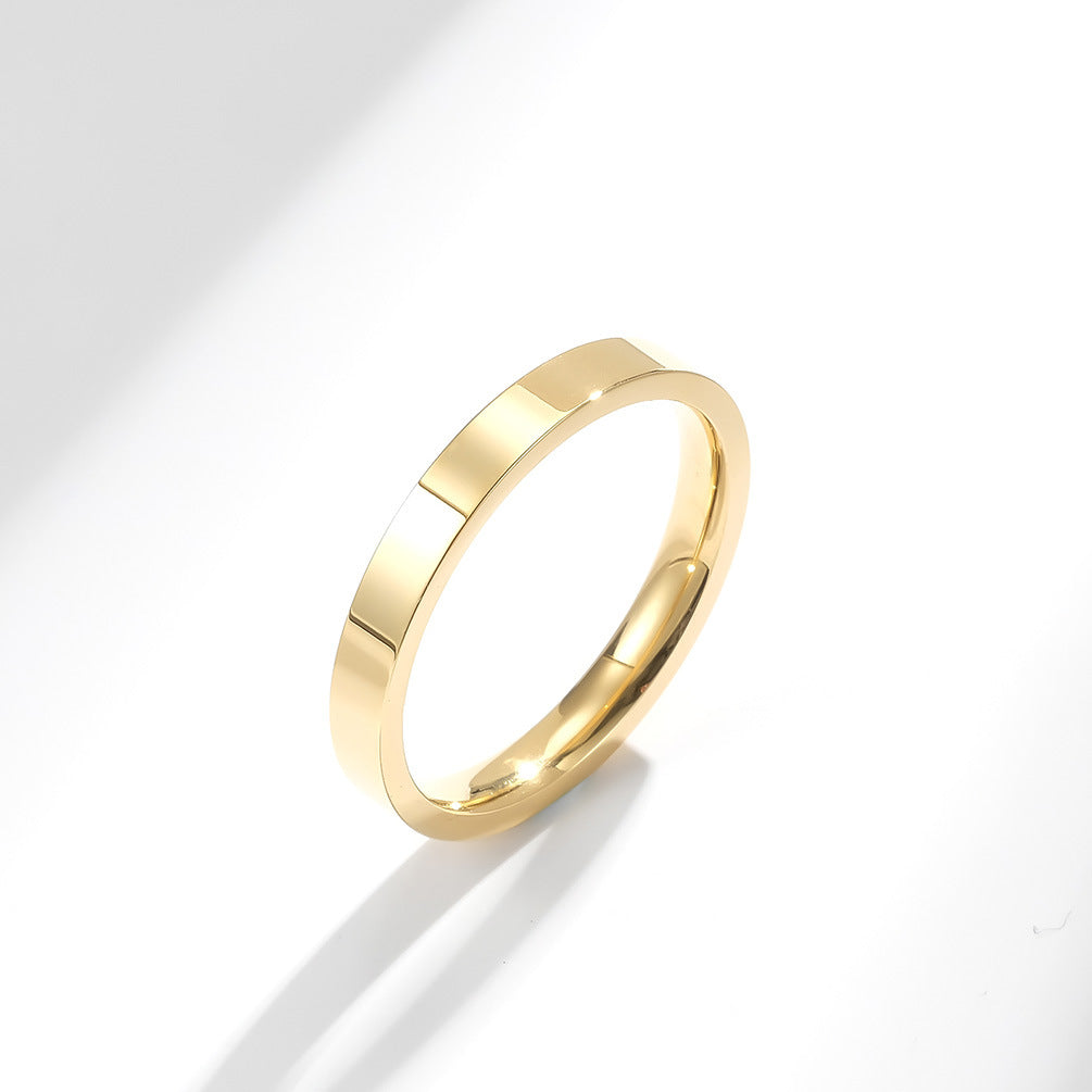 Steel Ring – Minimalist Couple Ring