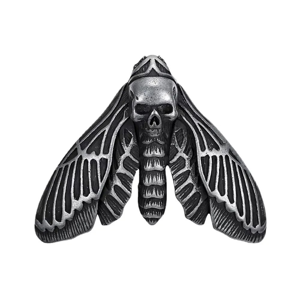 Gothic Skull Stainless Steel Men's Pendant Necklace
