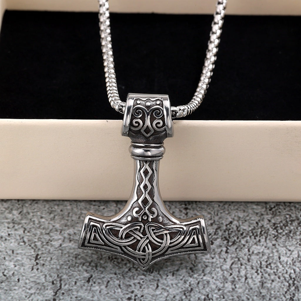 Punk Vintage Stainless Steel Men's Pendant Necklace