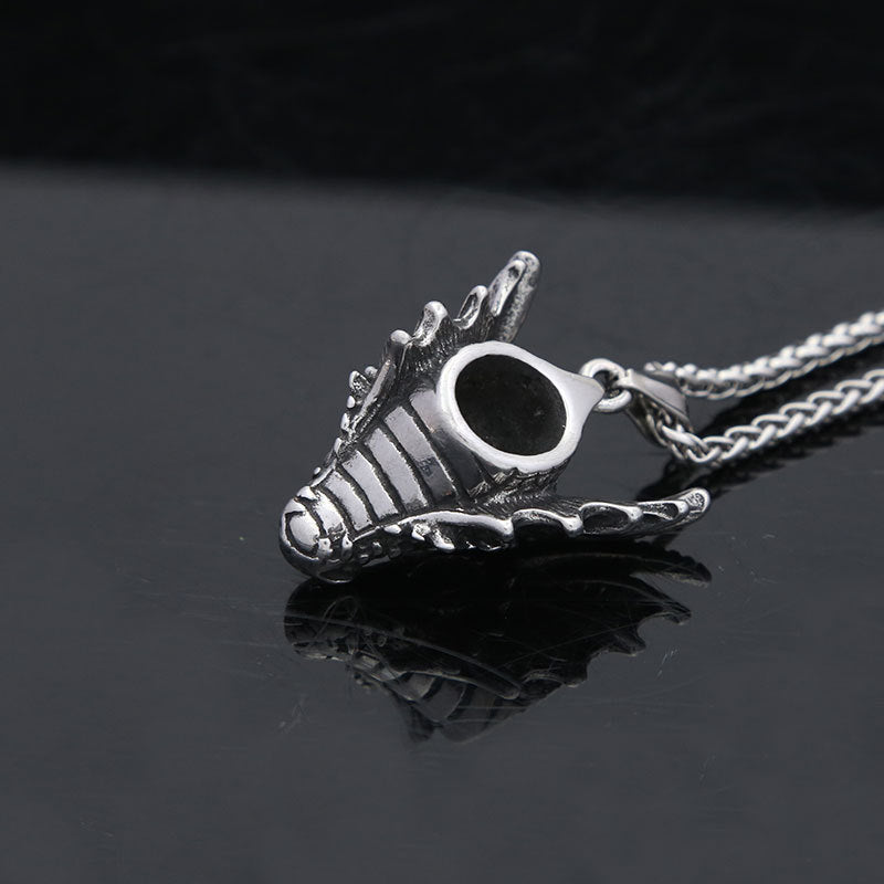 Personalized Titanium Steel Shenlong Pendant for Men