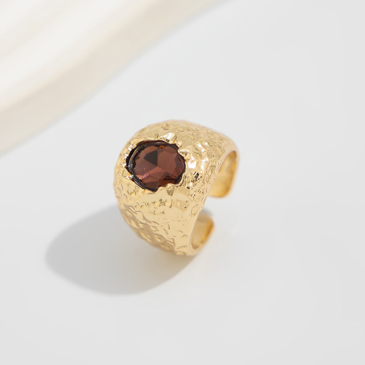 Planderful Vienna Verve Ring – Exaggerated Punk Geometric Design