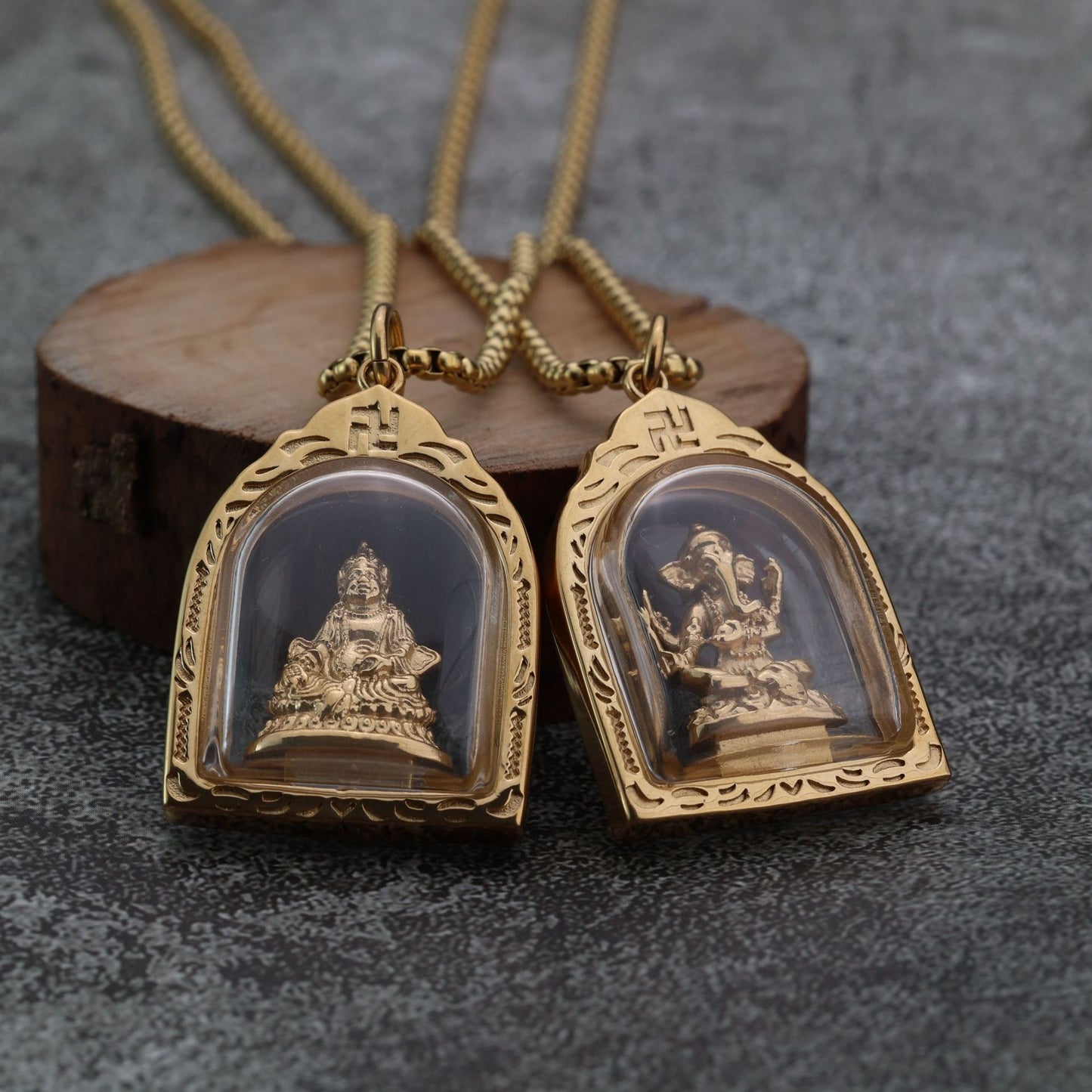 Cross-Border Golden Amulet Men's Pendant Fashion Jewelry