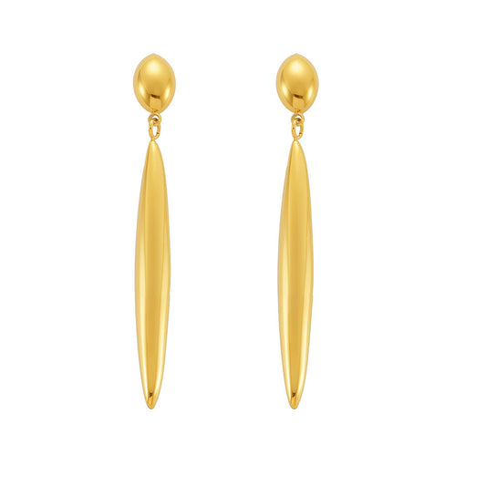 Planderful Water Drop Earrings For Women 18K Gold Plated