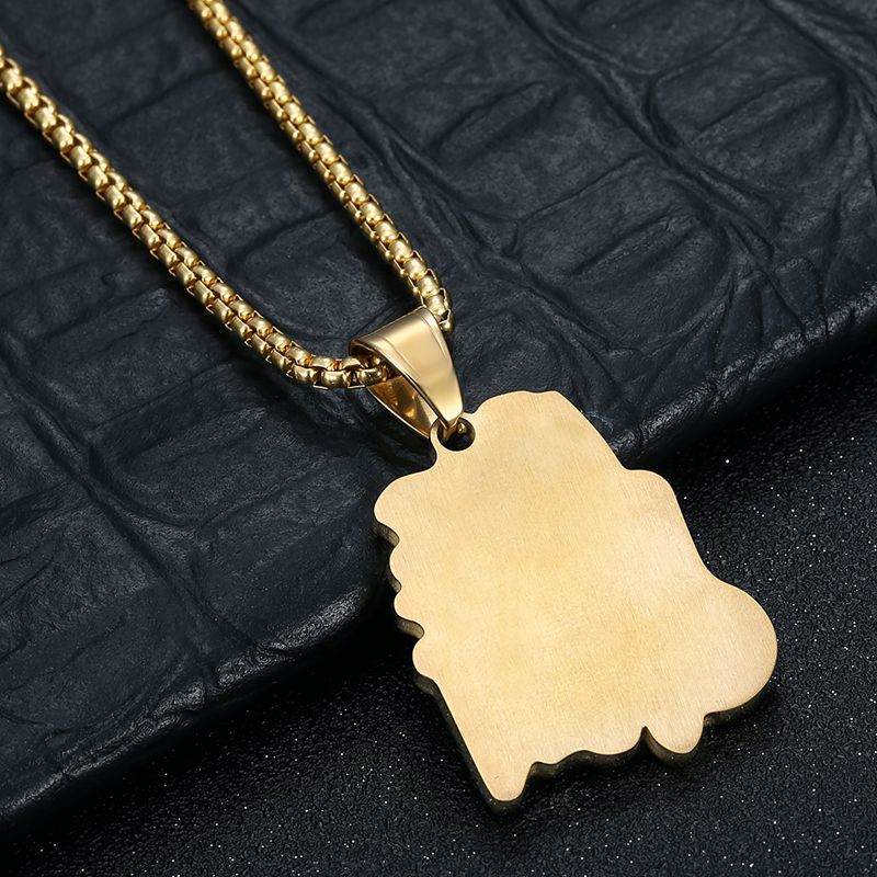 Punk Hip Stainless Steel Pendant Necklace