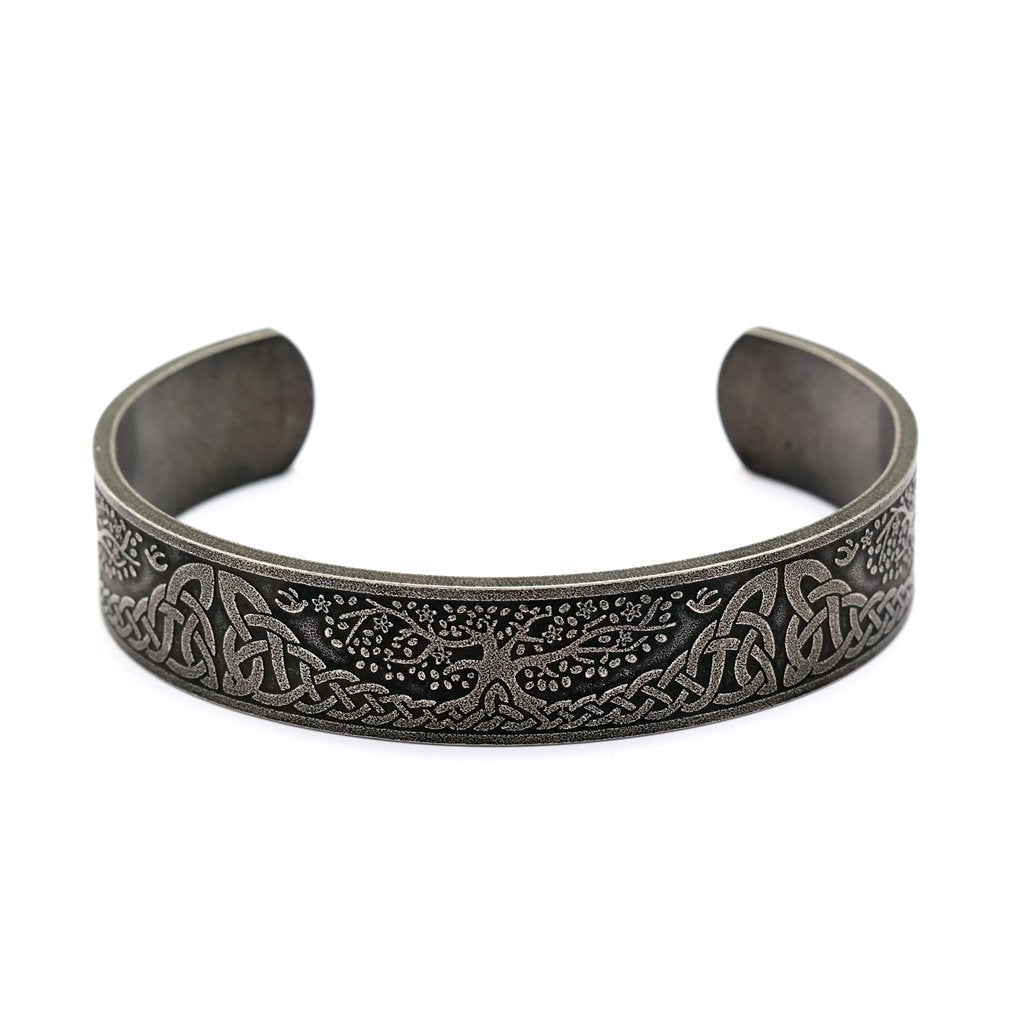 Planderful Viking Stainless Steel Bracelet For Men Vintage Totem CBracelet Durable Iconic Gift