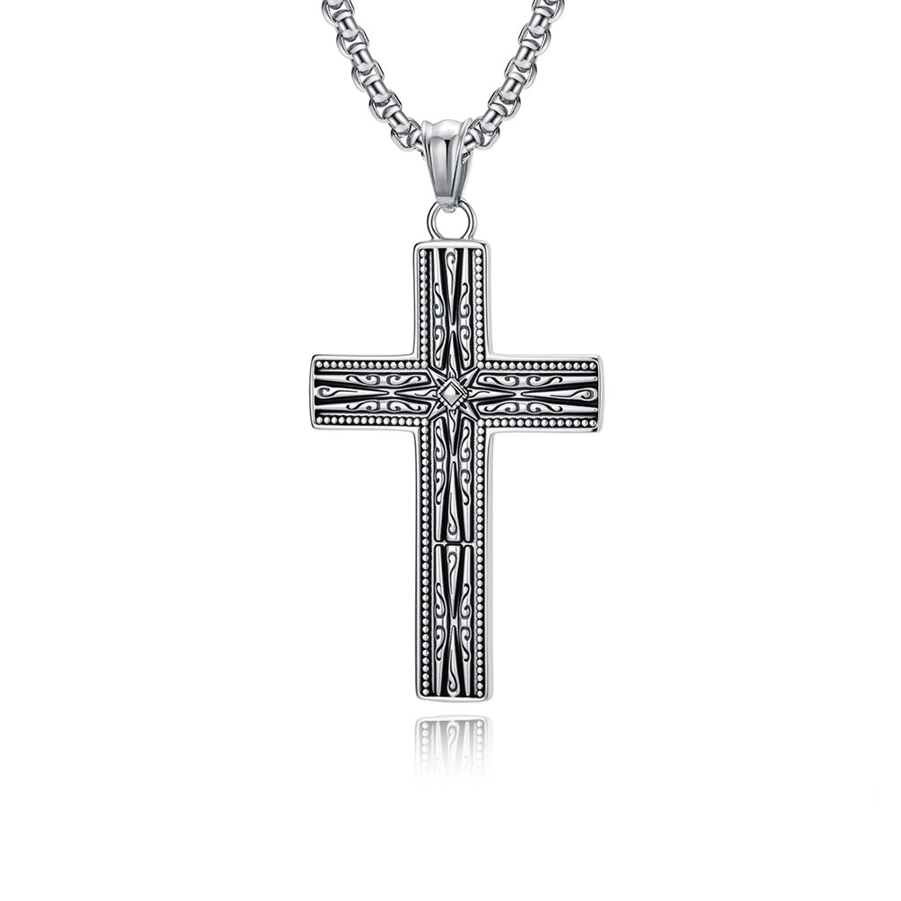 Stainless Steel Cross Gothic Vintage Punk Necklace