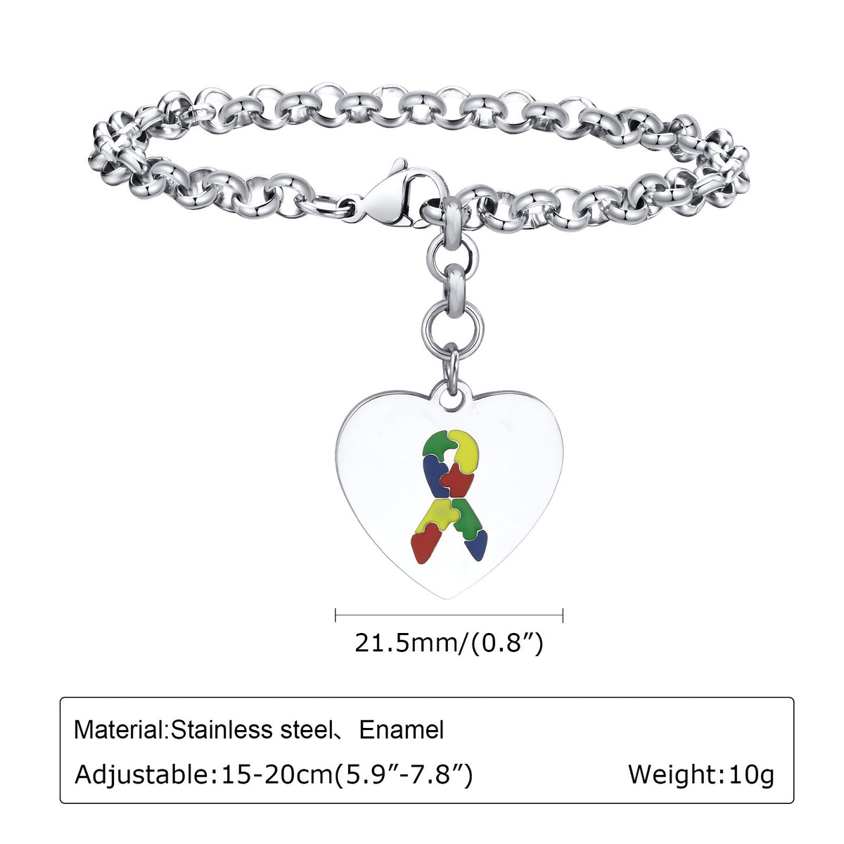 Heart Stainless Steel Bracelet