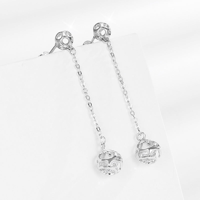 Korean Version 925 Sterling Silver Women's Earrings