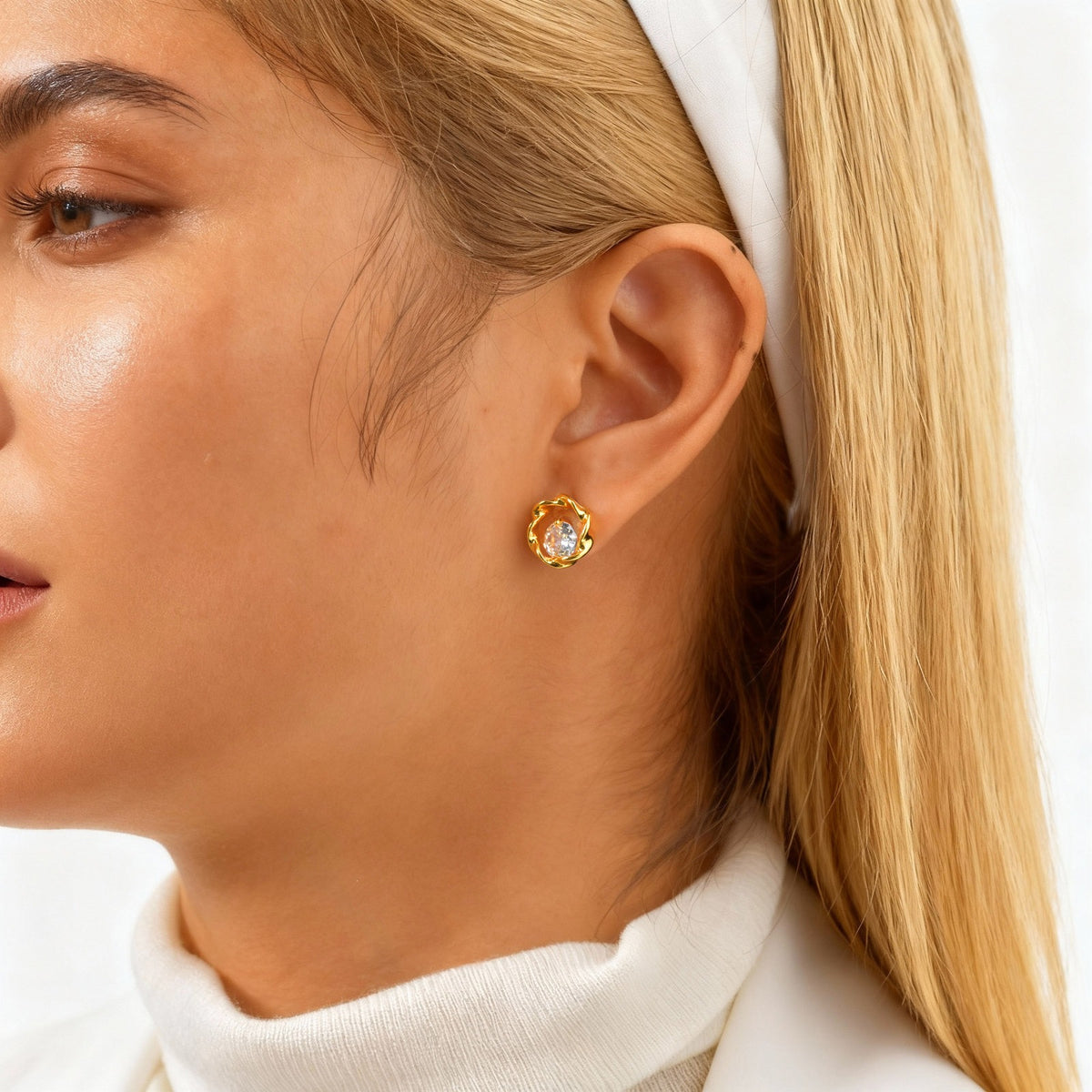 Zircon Vintage Earrings
