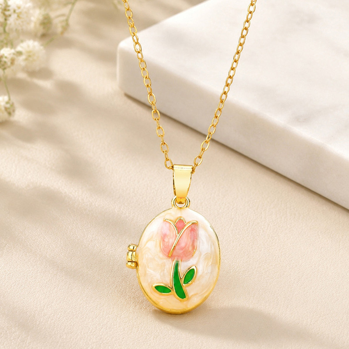 Vintage Stainless Steel Pendant