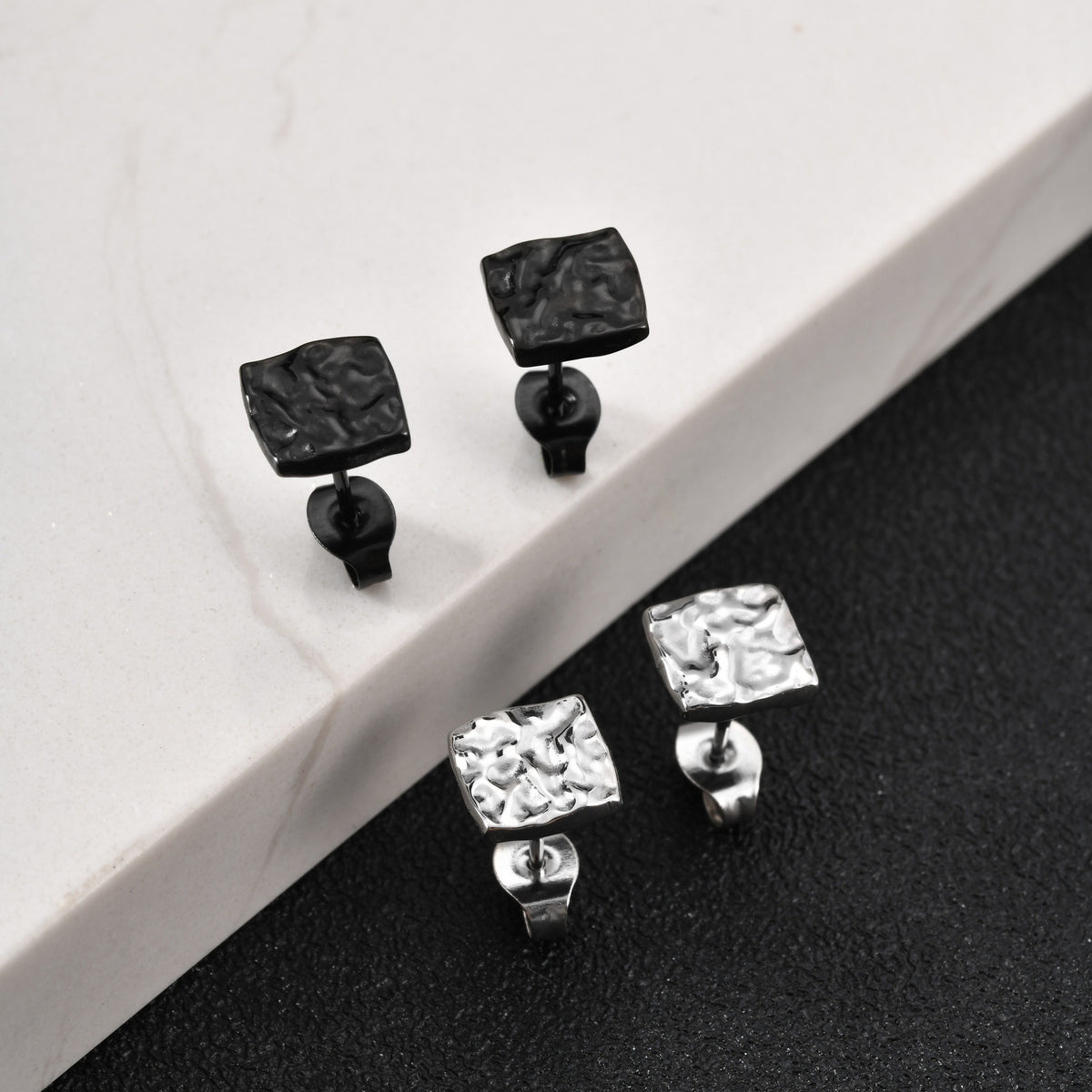 Modern Stainless Steel Earrings — Multiple Styles