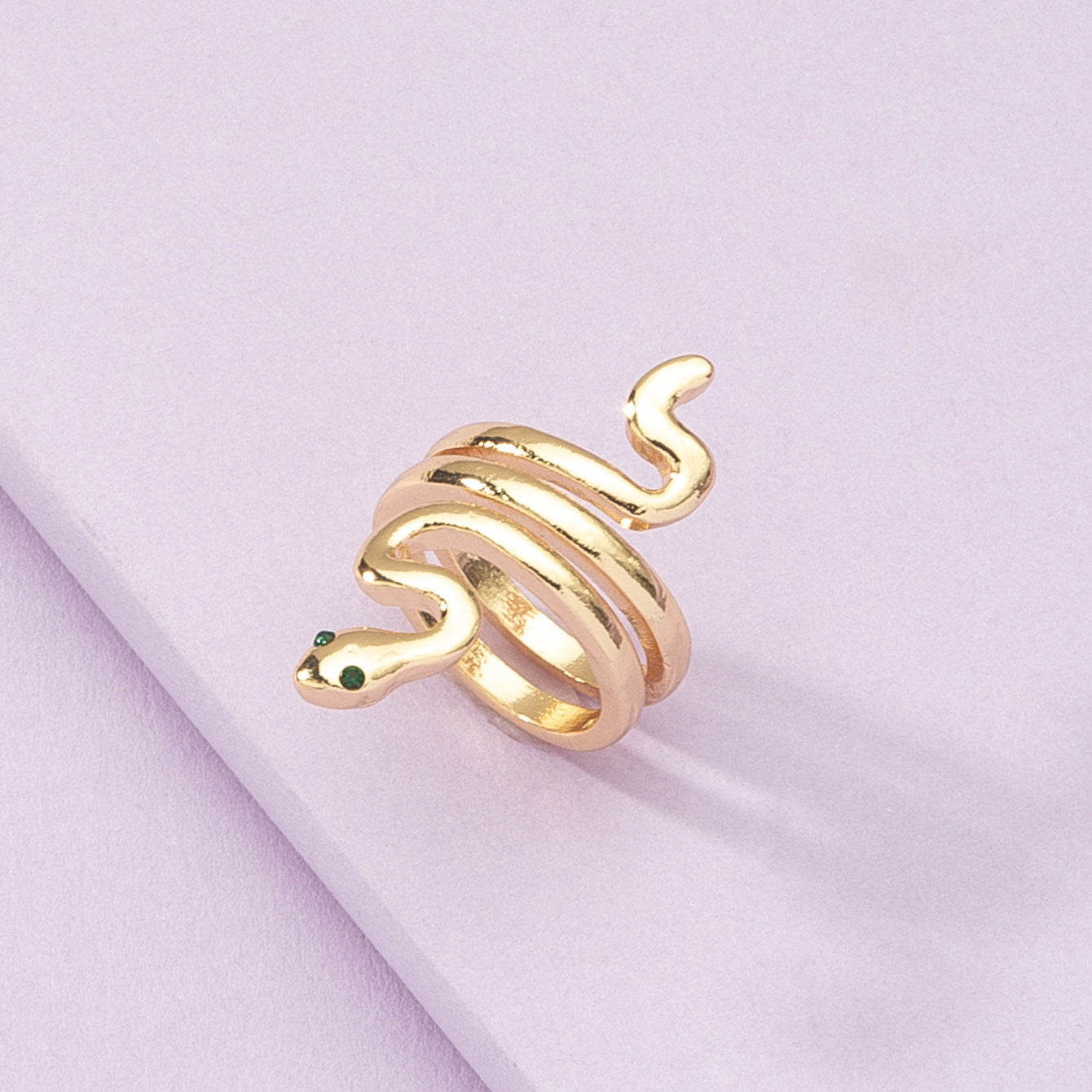 Wholesale Snake Ring with Cross-Border Charm