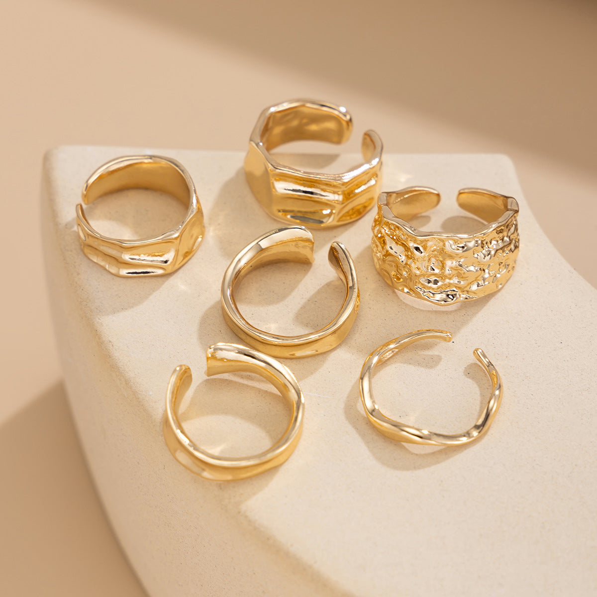 Planderful Vienna Verve Ring Set – Personalized Irregular Design