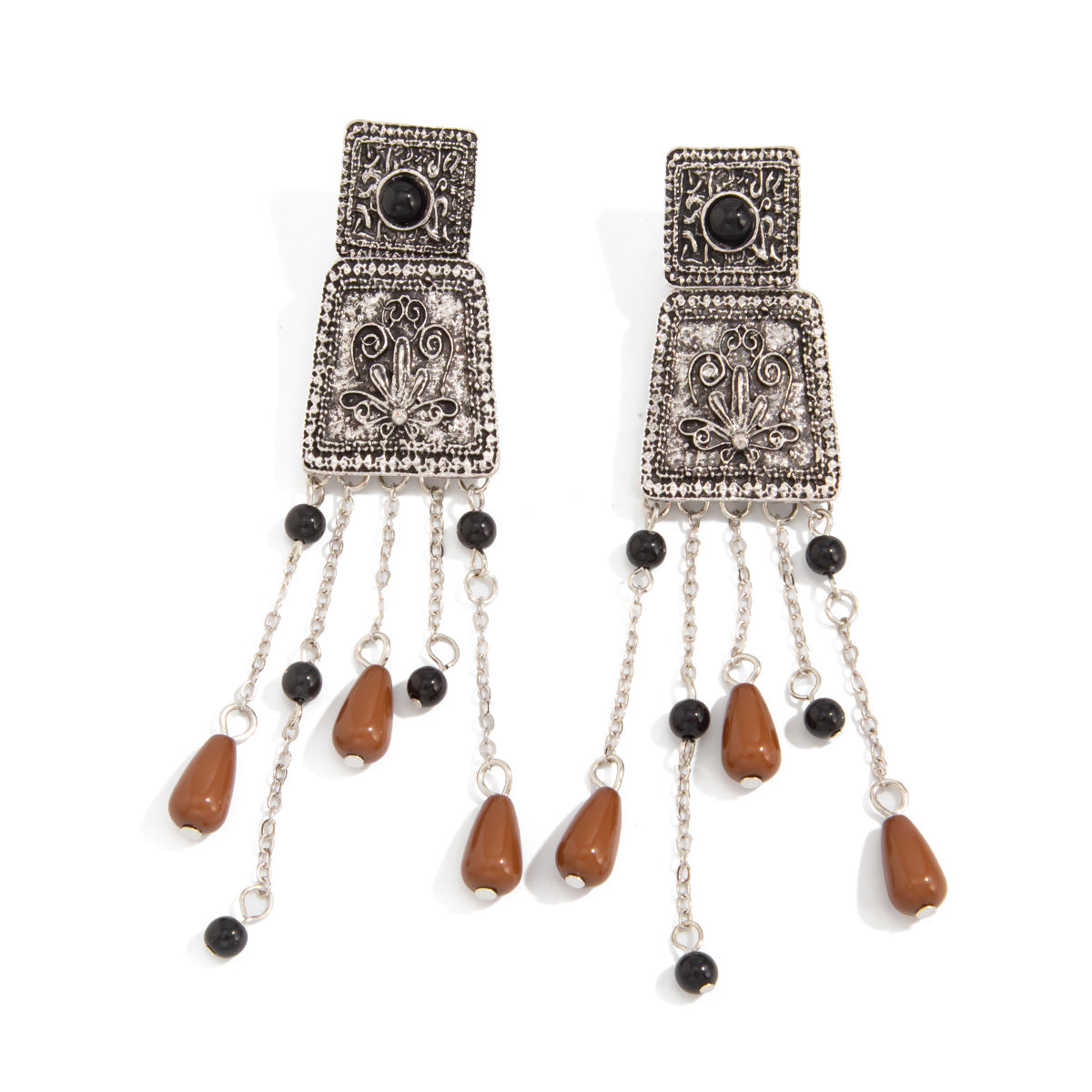 Statement Earrings Beaded Fringe By Planderful Vienna Verve For Women Timeless Glamour