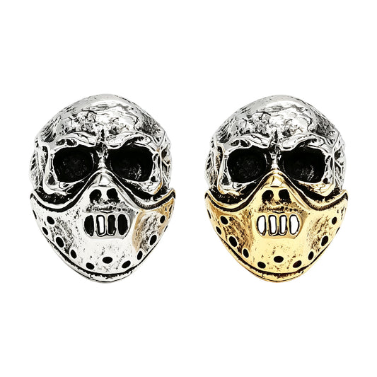 Gas Mask Skull Titanium Steel Ring
