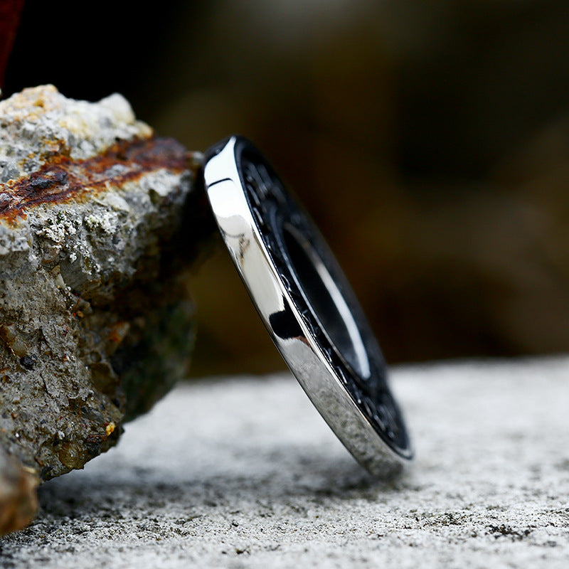 Viking Rune-Inspired Stainless Steel Pendant for Men - Wholesale Titanium Steel Jewelry