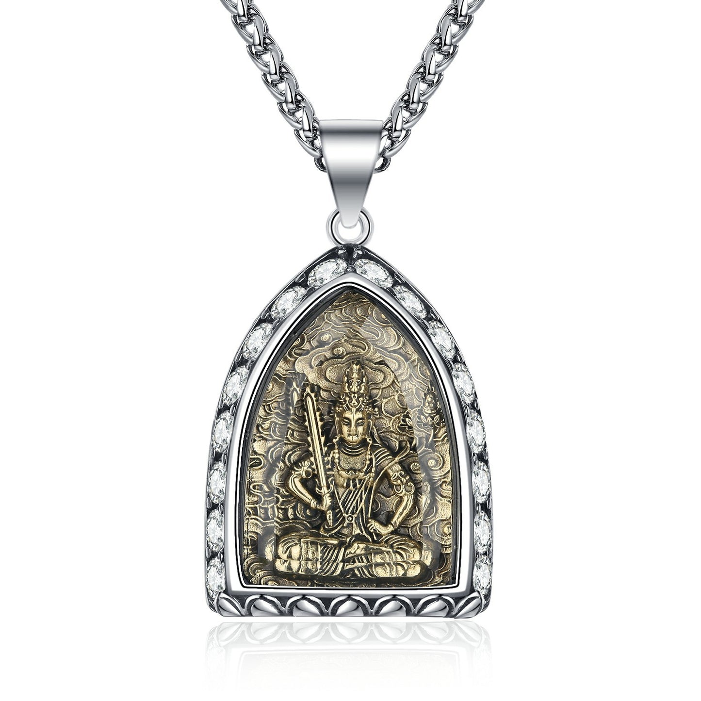 Zircon Necklace - Elegant Zodiac Amulet For Men From Planderful Everyday Genie Collection