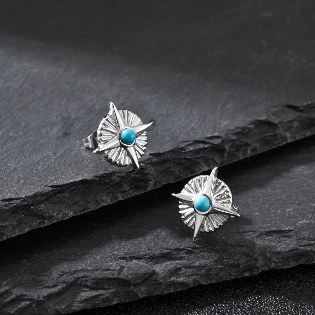 Stainless Steel Geometric Earrings