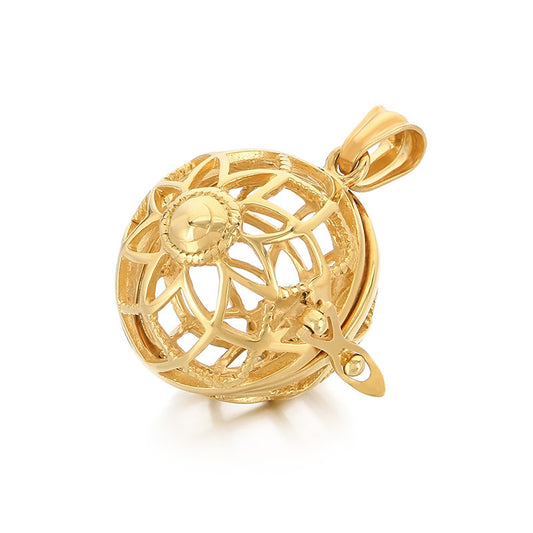 Planderful Lantern Pendant Hollow Titanium Steel Men Women