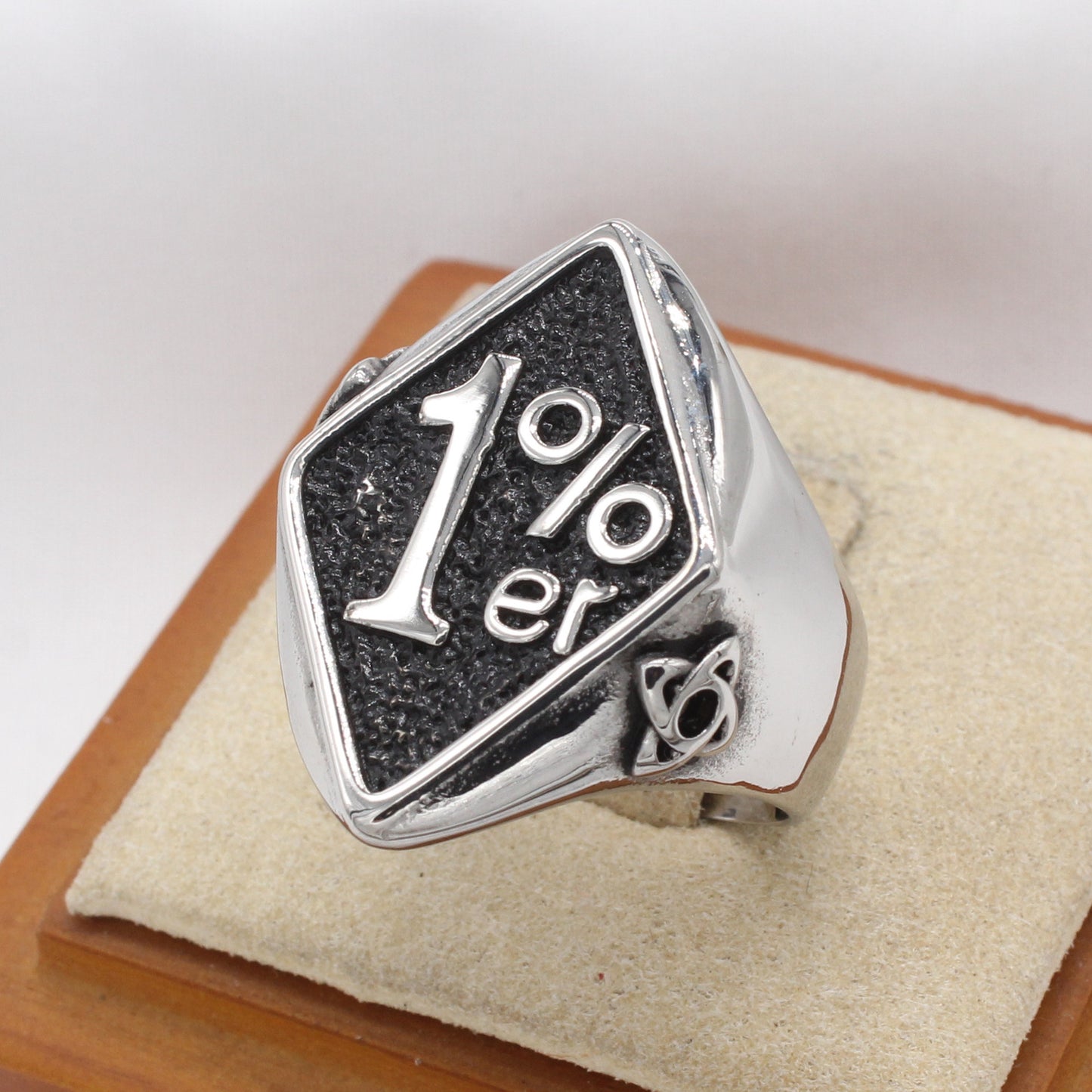 Planderful Jewelry Vintage Stainless Steel Ring With European American Style And Everyday Genie Collection