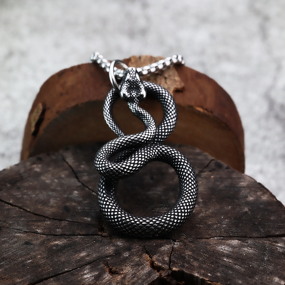 AliExpress Hot Sale Personalized Snake Men's Pendant Jewelry